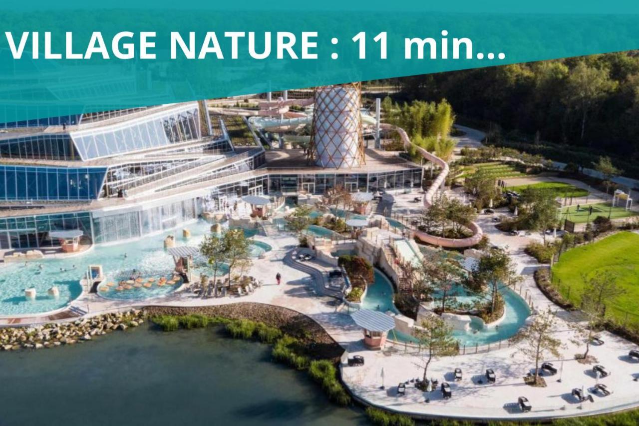 King Size Bed - Free Private Parking - Garden & Terrace - 14Min From Disneyland Ferrieres en Brie Bagian luar foto